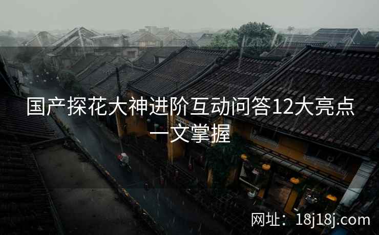 国产探花大神进阶互动问答12大亮点一文掌握